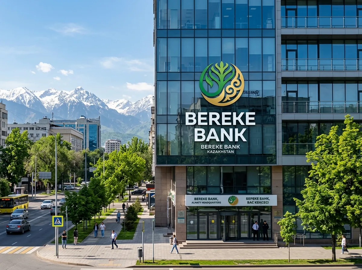 Логотип Bereke Bank — казахстанский банк, офис в Алматы
